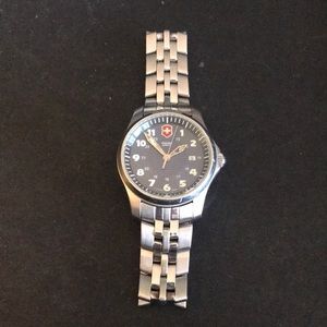 Swiss army stainless steel men’s watch